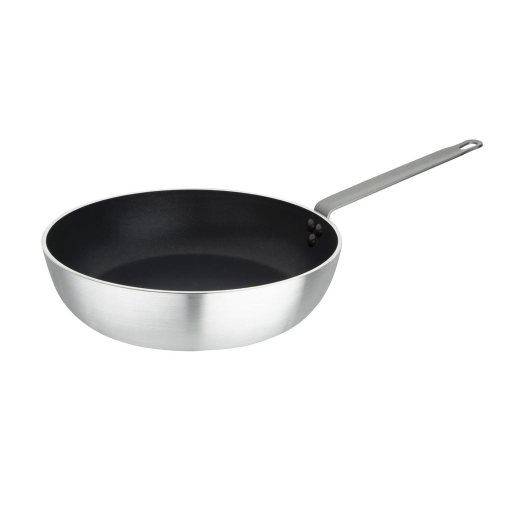 Hygiplas Aluminium Non-stick Teflon Platinum Plus Frying Pan with Purple Handle 28cm - HT969  Hygiplas   