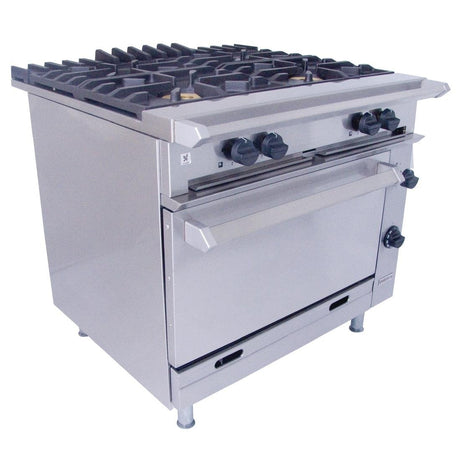 Falcon Chieftain 4 Burner Propane Gas Oven Range G1006X-LPG - T516-P  Falcon   
