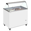 Tefcold Scoop Ice Cream Counter Display Freezer 12 x 5 Litre - IC500SC + CANOPY Ice Cream Display Freezers Tefcold   