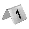 Olympia Stainless Steel Table Numbers 1-10 (Pack of 10) - U046  Olympia   