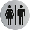 Stainless Steel Door Sign - Ladies & Gentlemen - U058  Vogue   