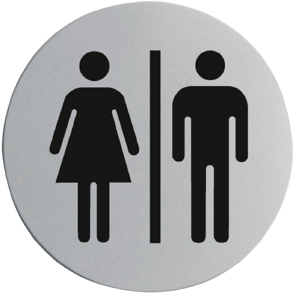 Stainless Steel Door Sign - Ladies & Gentlemen - U058  Vogue   