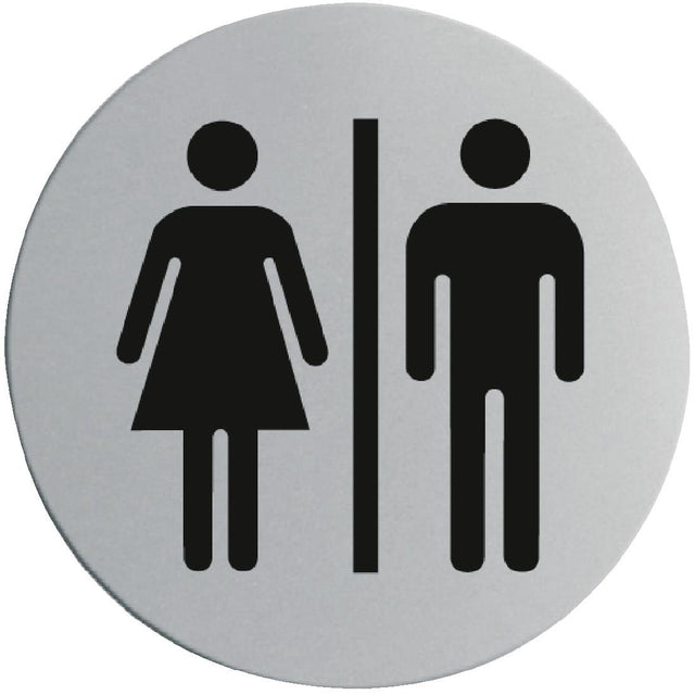 Stainless Steel Door Sign - Ladies & Gentlemen - U058  Vogue   