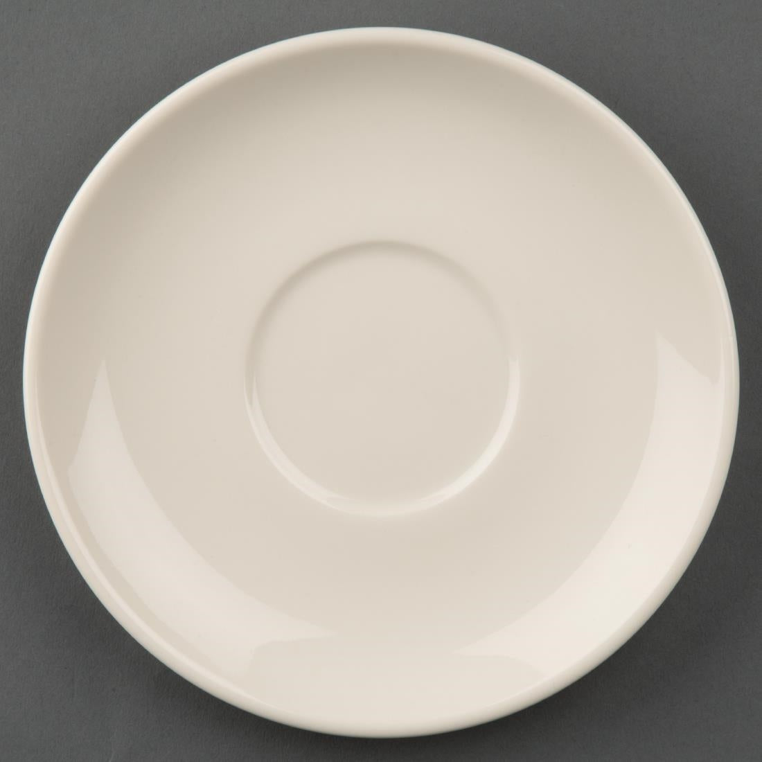 Olympia Ivory Stacking Saucers (Pack of 12) - U107 Olympia Crockery Olympia   