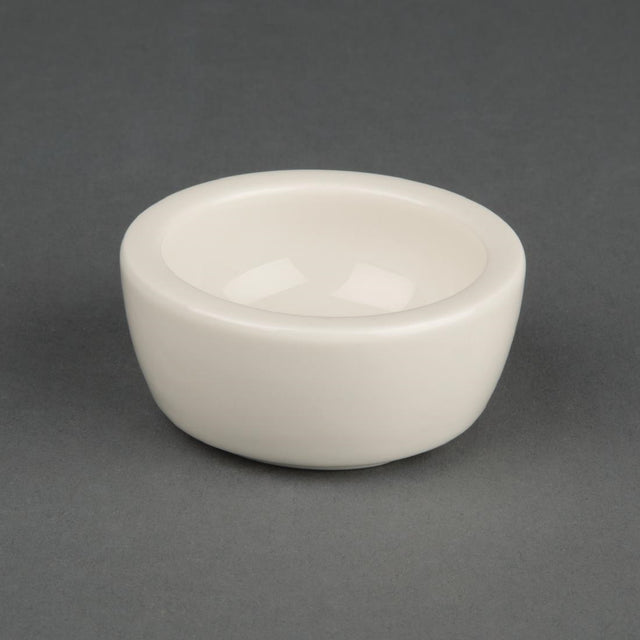 Olympia Ivory Butter Dish 56mm (Pack of 12) - U151 Olympia Crockery Olympia   