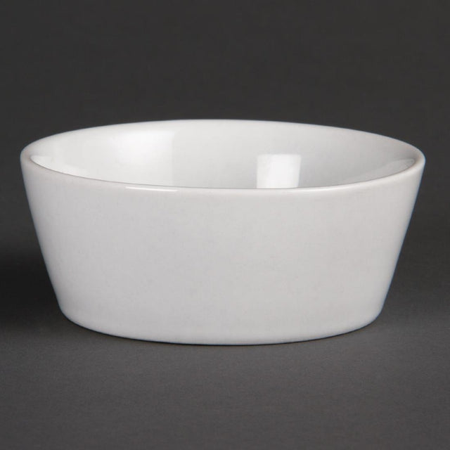 Olympia Whiteware Sloping Edge Bowls 90mm (Pack of 12) - U162 Bowls Olympia