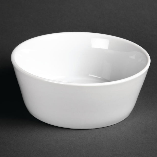 Olympia Whiteware Sloping Edge Bowls 150mm (Pack of 12) - U164 Bowls Olympia