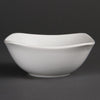 Olympia Whiteware Rounded Square Bowls 140mm (Pack of 12) - U173 Bowls Olympia