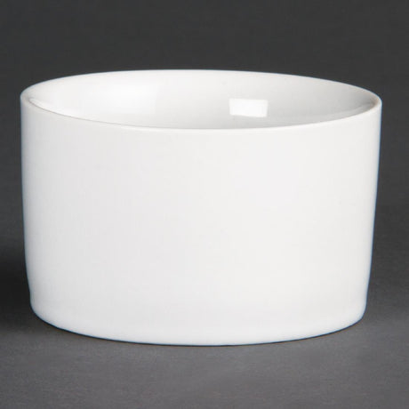 Olympia Whiteware Contemporary Ramekins 80mm (Pack of 12) - U177 Olympia Crockery Olympia   