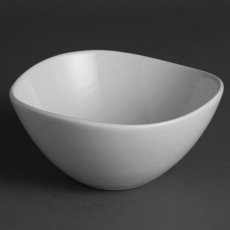 Olympia Whiteware Wavy Bowls 150mm (Pack of 12) - U187 Bowls Olympia