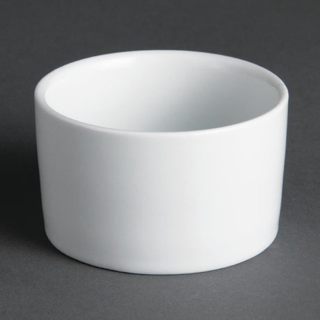 Olympia Whiteware Contemporary Ramekins 70mm (Pack of 12) - U195 Olympia Crockery Olympia   