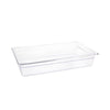 Vogue Polycarbonate 1/1 Gastronorm Container 100mm Clear - U225  Vogue   