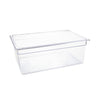 Vogue Polycarbonate 1/1 Gastronorm Container 200mm Clear - U227  Vogue   