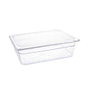 Vogue Polycarbonate 1/2 Gastronorm Container 100mm Clear - U229  Vogue   