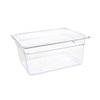 Vogue Polycarbonate 1/2 Gastronorm Container 150mm Clear - U230  Vogue   