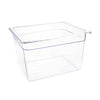 Vogue Polycarbonate 1/2 Gastronorm Container 200mm Clear - U231  Vogue   