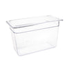 Vogue Polycarbonate 1/3 Gastronorm Container 200mm Clear - U235  Vogue   