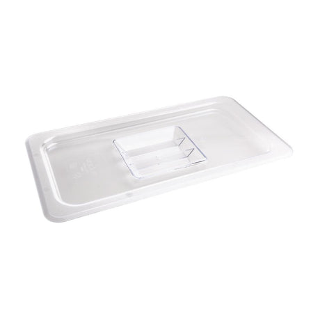 Vogue Polycarbonate 1/3 Gastronorm Lid Clear - U246  Vogue   