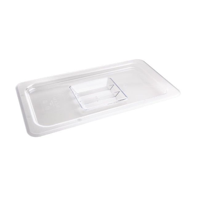 Vogue Polycarbonate 1/3 Gastronorm Lid Clear - U246  Vogue   