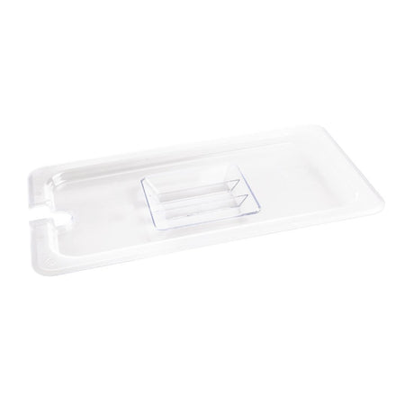Vogue Polycarbonate 1/3 Gastronorm Lid Notched - U252  Vogue   