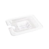 Vogue Polycarbonate 1/6 Gastronorm Lid Notched - U254  Vogue   