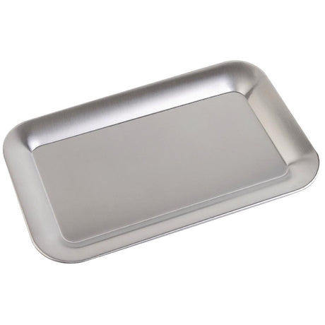 APS Stainless Steel Rectangular Service Tray 215mm - U261  APS   