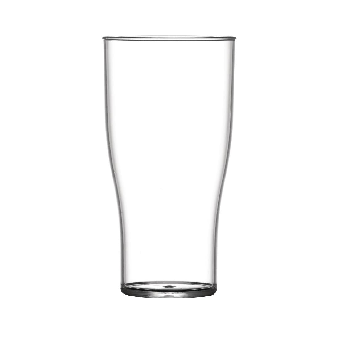BBP Polycarbonate Nucleated Half Pint Glasses  CE Marked (Pack of 48) - U402 Plastic Drinkware BBP   