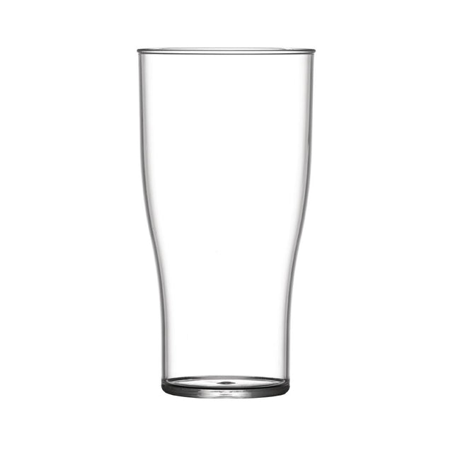 BBP Polycarbonate Nucleated Half Pint Glasses  CE Marked (Pack of 48) - U402 Plastic Drinkware BBP   