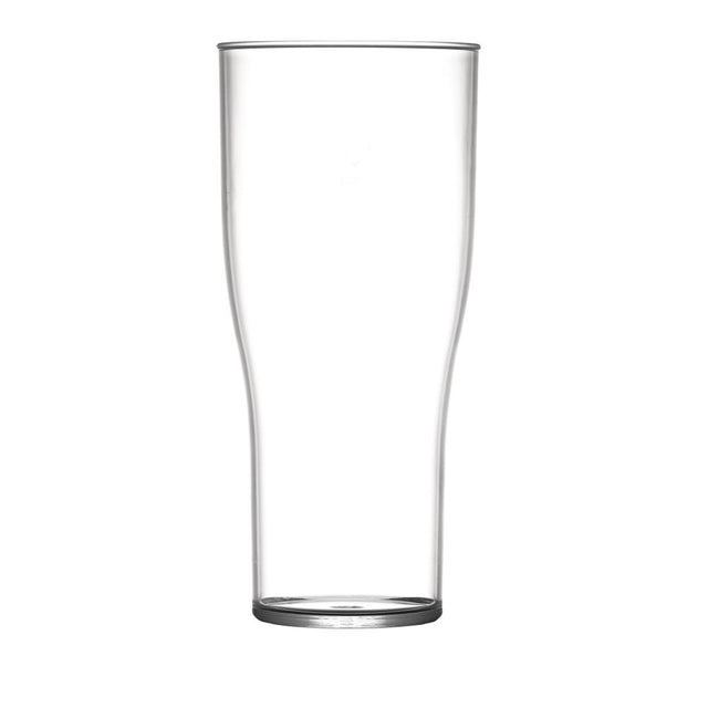 BBP Polycarbonate Nucleated Pint Glasses CE Marked (Pack of 48) - U403 Plastic Drinkware BBP   