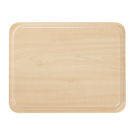 Cambro Capri Laminate Canteen Tray Birch 460mm - U418  Cambro   