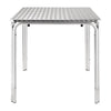 Bolero Square Stacking Table Stainless Steel 700mm - U505 Steel Tables Bolero   