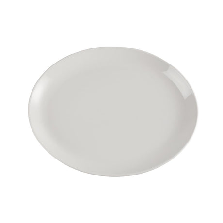 Churchill Plain Whiteware Oval Plates 340mm (Pack of 12) - U718 Plates Churchill