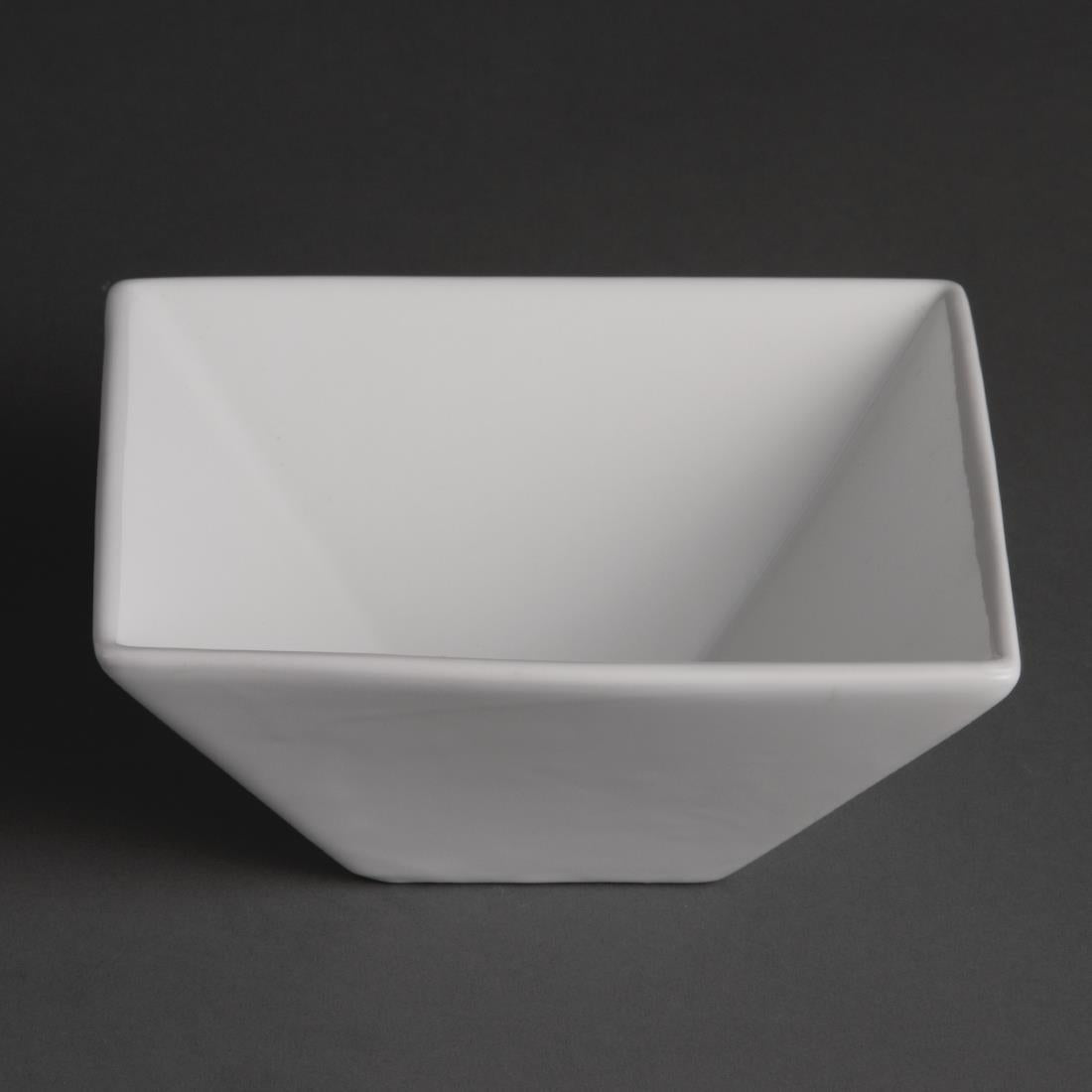 Olympia Whiteware Square Bowls 170mm (Pack of 12) - U829 Bowls Olympia