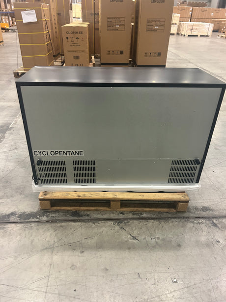 Empire Triple Door Bottle Cooler – B Energy Rated Low 835mm Height Sliding Door Commercial Back Bar Fridge | CL-320SC - Graded Item