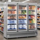 Prodis Heavy Duty Low Energy Triple Door Display Freezer | XPD1850-N-G-LE Upright Glass Door Freezers Prodis