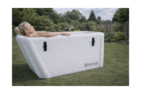 KOVE Elite Ice Bath – Ergonomic Reclined Cold Plunge (Chiller Compatible) White Ice Baths & Cold Plunges KOVE