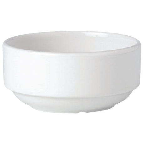 Steelite Simplicity White Stacking Soup Cups 285ml (Pack of 36) - V0018 Cups and Mugs Steelite