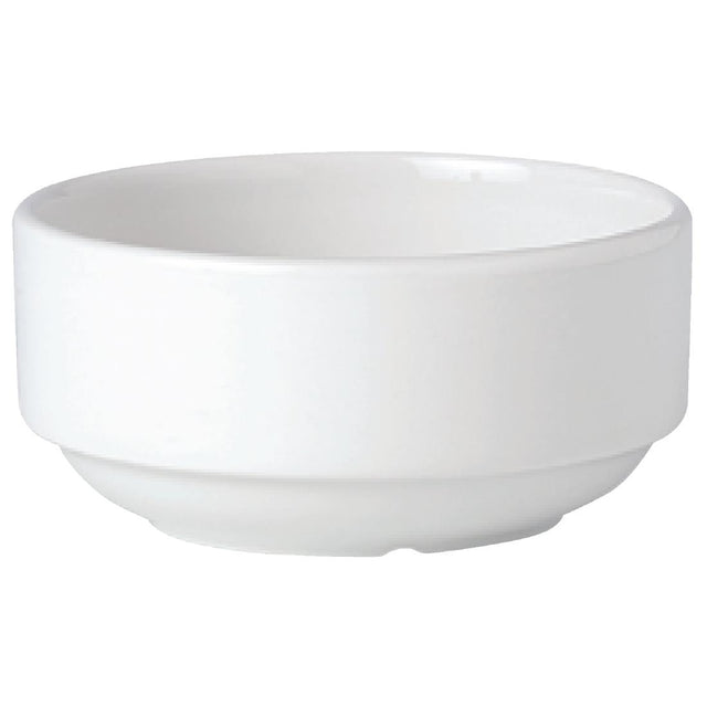Steelite Simplicity White Stacking Soup Cups 285ml (Pack of 36) - V0018 Cups and Mugs Steelite