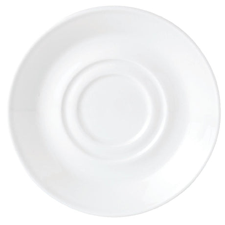 Steelite Simplicity White Low Cup Saucers 145mm (Pack of 36) - V0044 Cups and Mugs Steelite