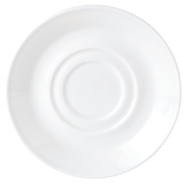 Steelite Simplicity White Low Cup Saucers 165mm (Pack of 36) - V0097 Cups and Mugs Steelite