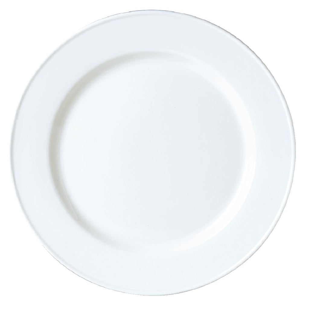 Steelite Simplicity White Slimline Plates 270mm (Pack of 24) - V0083 Plates Steelite