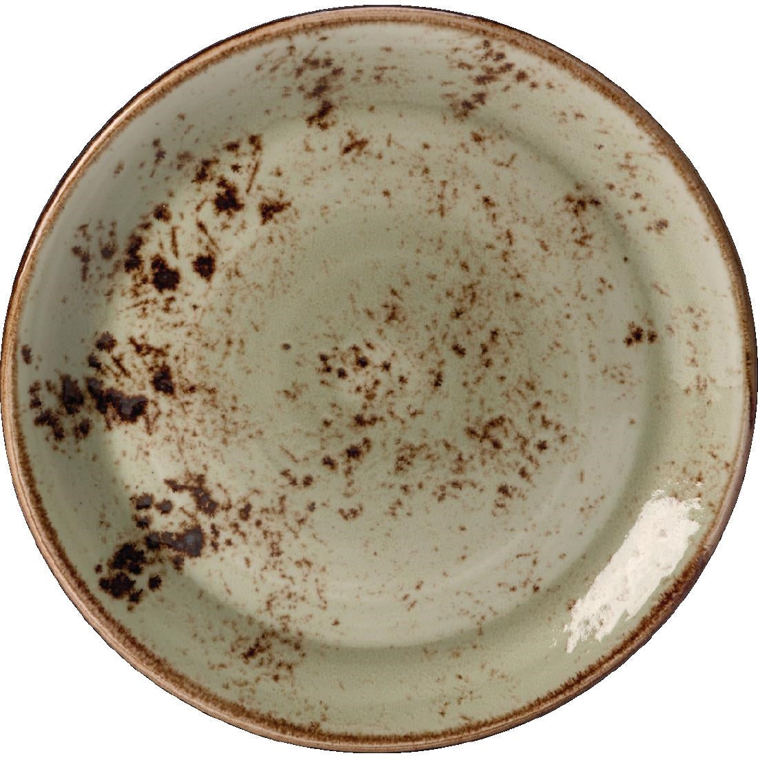 Steelite Craft Green Coupe Plates 300mm (Pack of 12) - V059 Plates Steelite