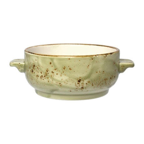 Steelite Craft Green Soup Casserole Bowls 425ml (Pack of 6) - V069 Bowls Steelite