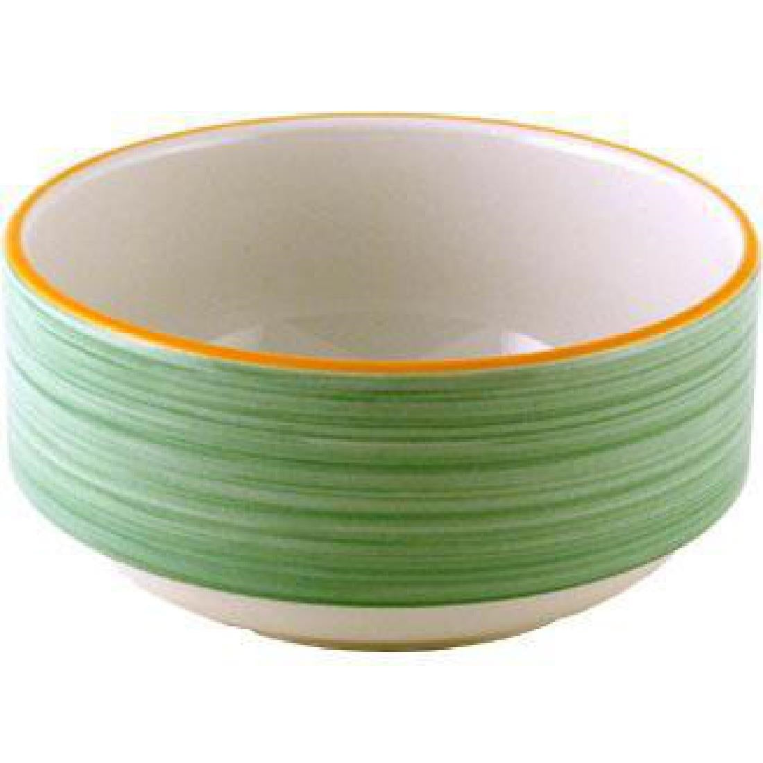 Steelite Rio Green Soup Cups 285ml (Pack of 36) - V2844 Cups and Mugs Steelite