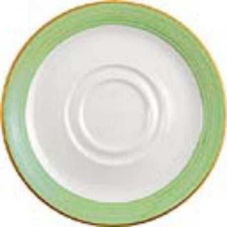 Steelite Rio Green Low Cup Saucers 145mm (Pack of 36) - V2863 Cups and Mugs Steelite