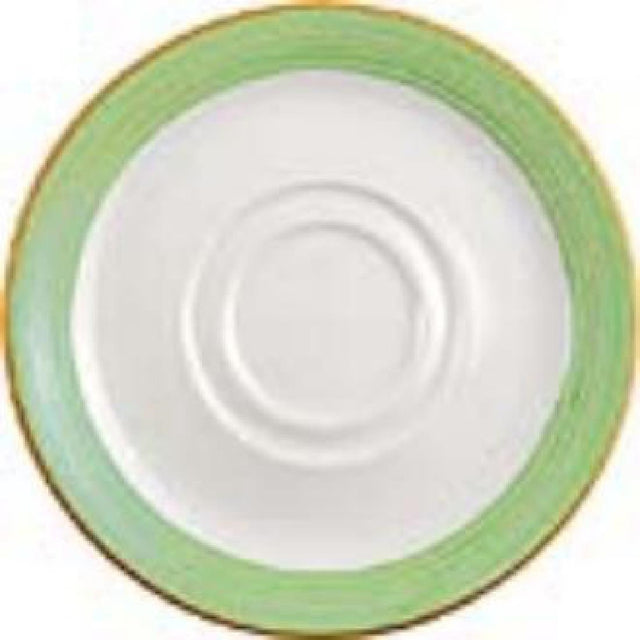 Steelite Rio Green Low Cup Saucers 145mm (Pack of 36) - V2863 Cups and Mugs Steelite
