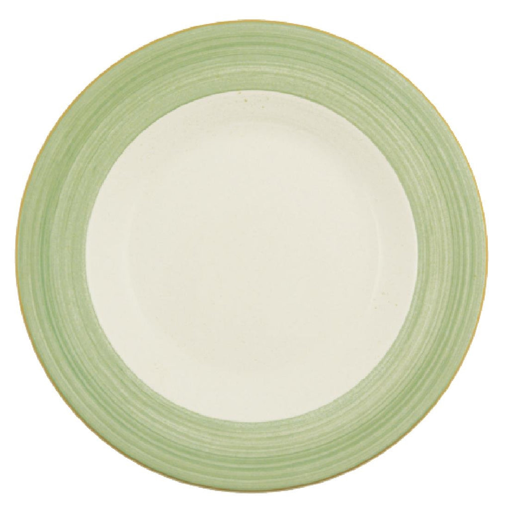 Steelite Rio Green Slimline Plates 270mm (Pack of 24) - V2874 Plates Steelite