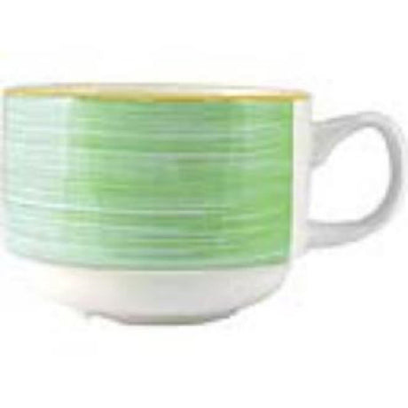 Steelite Rio Green Slimline Stacking Cups 200ml (Pack of 36) - V2882 Cups and Mugs Steelite