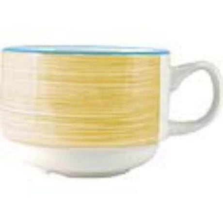 Steelite Rio Yellow Slimline Stacking Cups 200ml (Pack of 36) - V2973 Cups and Mugs Steelite