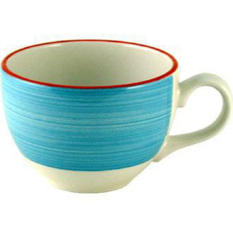Steelite Rio Blue Empire Low Cups 227ml (Pack of 36) - V3056 Cups and Mugs Steelite